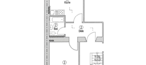1 Schlafzimmer Wohnung in Düsseldorf, Germany, Nr. 330280 8