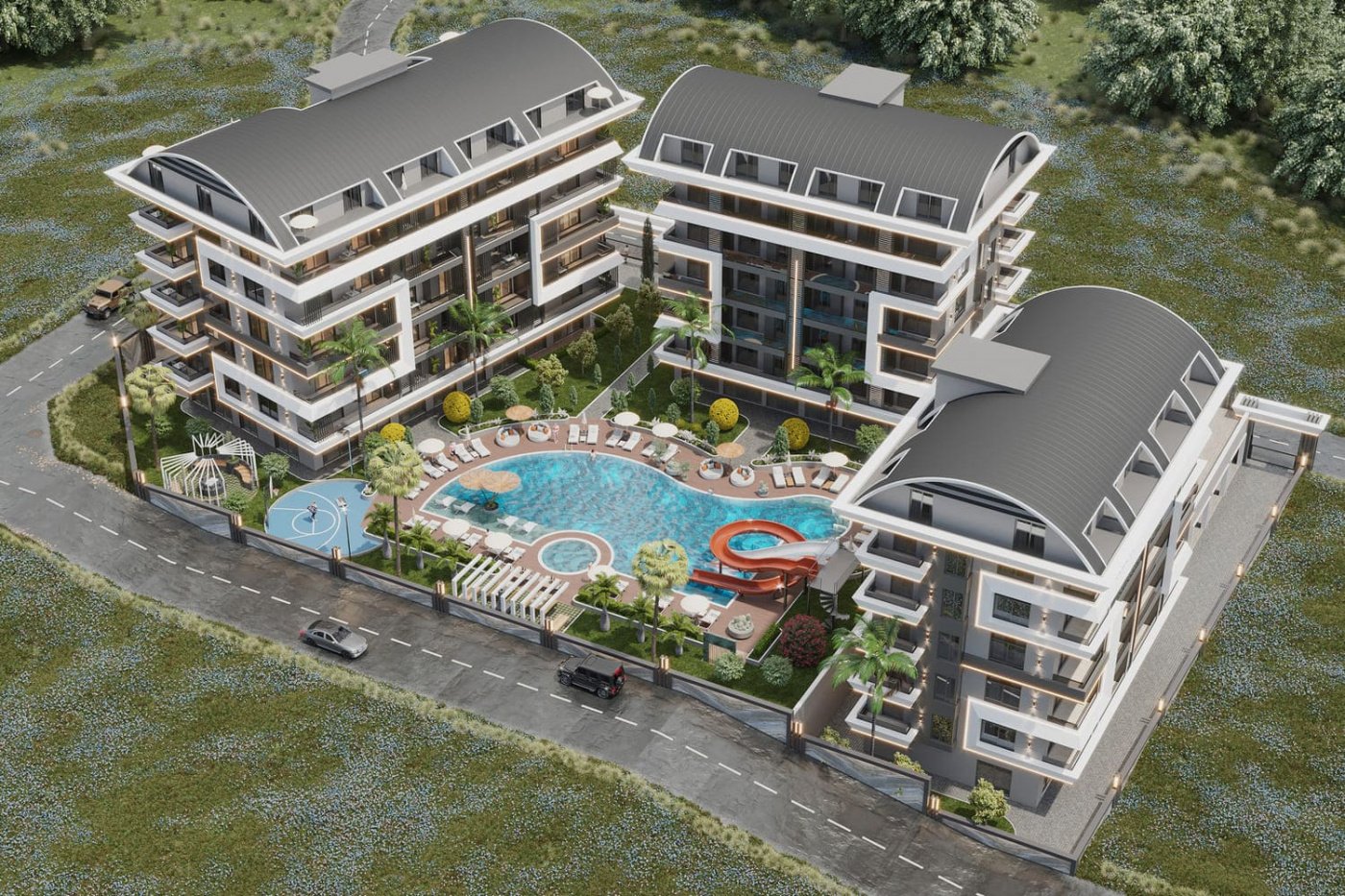 Wohnung 1+1 in Oba, Turkey, Nr. 16944