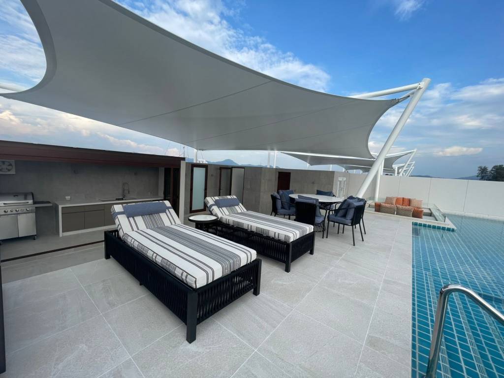 Пентхаус с 2 спальнями в Банг Тао, Таиланд № 20428