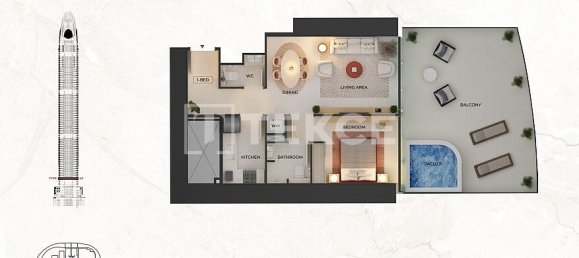 Apartamento T3 em Dubai, UAE N.º 104744 29
