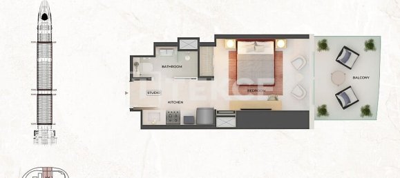 Apartamento T3 em Dubai, UAE N.º 104744 25