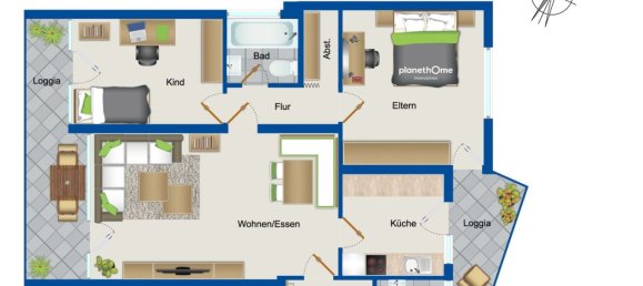 Apartamento de 3 divisões em Recklinghausen, Germany N.º 209962 8