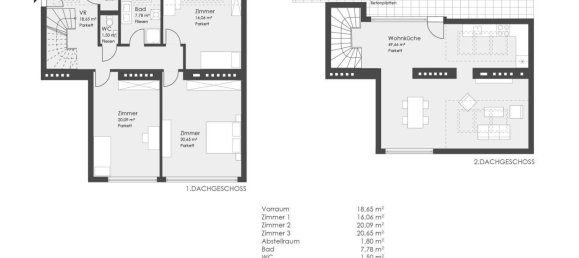 4 rooms Duplex in Leopoldstadt, Austria No. 144926 27