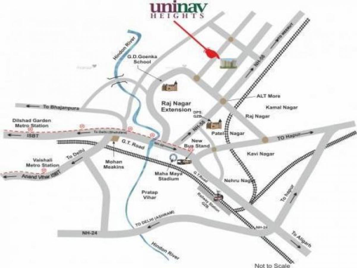 3 bedrooms House in Ghaziabad, India No. 15479