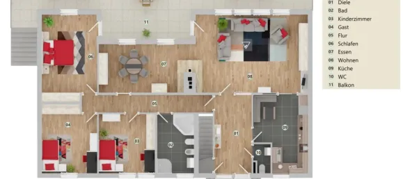 Дом с 4 спальнями в Кобург, Германия № 77396 16