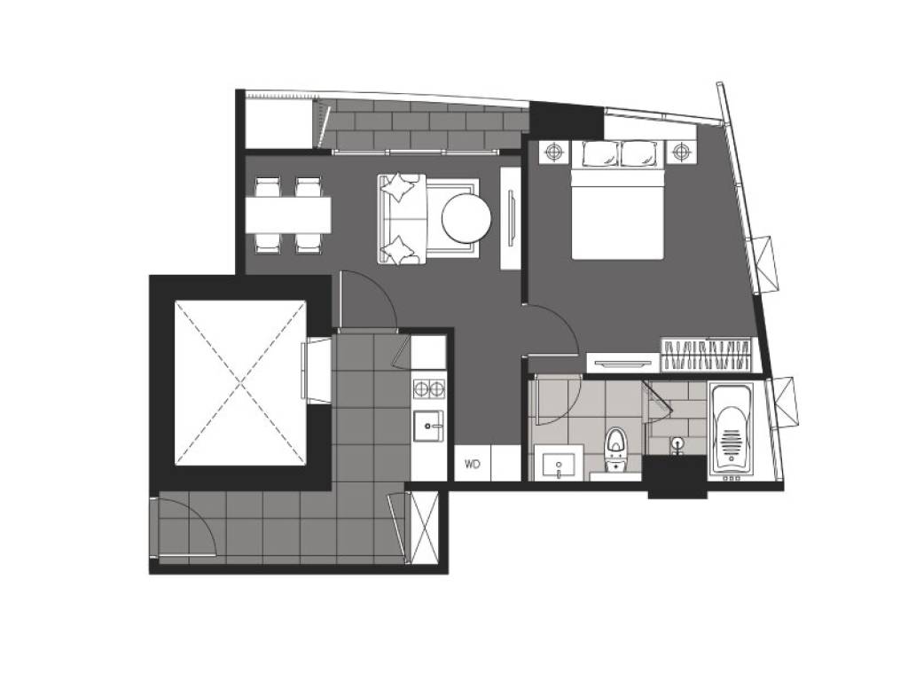 شقة 1 غرف نوم  في Railay Beach, Thailand رقم 13011