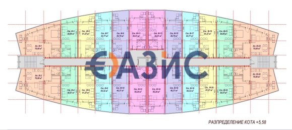 1 Schlafzimmer Wohnung in Sveti Vlas, Bulgaria, Nr. 513 9