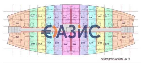 1 Schlafzimmer Wohnung in Sveti Vlas, Bulgaria, Nr. 513 11