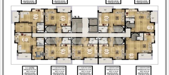 Appartement 1+1 à Alanya, Turkey No. 14460 8