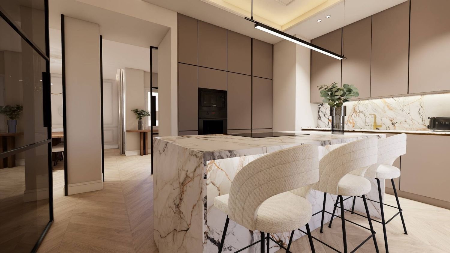 3 bedrooms Apartment in Madrid, Spain No. 127364