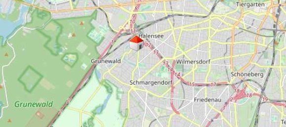 Квартира с 1 спальней в Груневальд, Германия № 43828 18