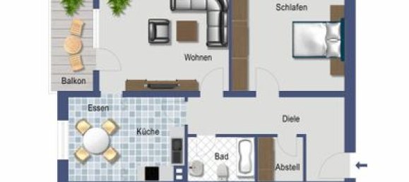 2غرفة شقة في Cologne, Germany رقم 212045 2