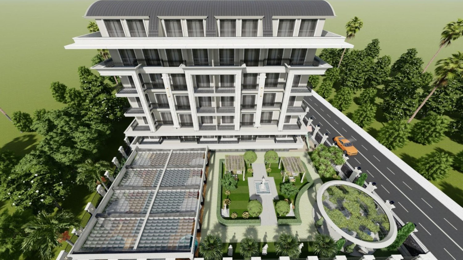 Apartment 2+1 in C-Lounge Oba, Oba, Turkey No. 36209