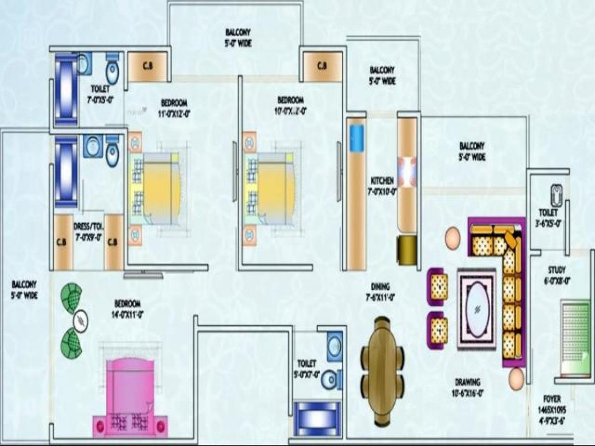 3 bedrooms House in Noida, India No. 67192