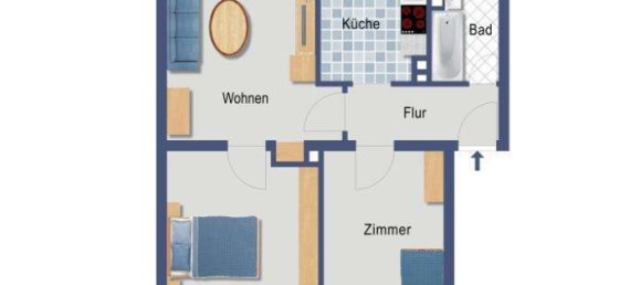 3 rooms Apartment in Bochum, Germany No. 47421 4