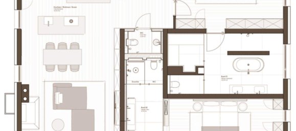 Квартира с 4 комнатами в Аурах бай Кицбюель, Австрия № 170149 12