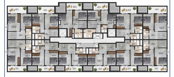 Квартира с 2 комнатами в Аланья, Турция № 9627 25