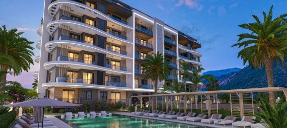 Квартира с 2 комнатами в Аланья, Турция № 9627 12