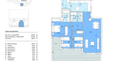 Бунгало с 3 спальнями в Пульпи, Испания № 9497 27