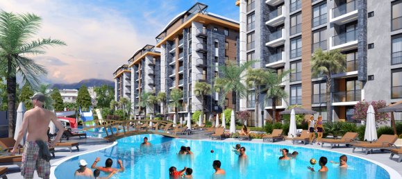 Квартира 1+1 в Серик, Турция № 32286 8