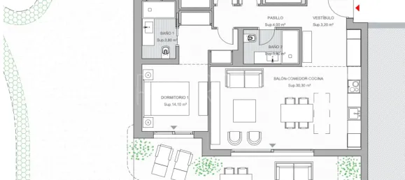 Квартира с 3 спальнями в Михас, Испания № 182206 21