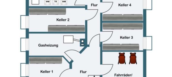 1 Schlafzimmer Wohnung in Gütersloh, Germany, Nr. 361691 9