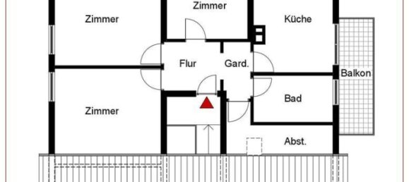 3 rooms Apartment in Baden-Wurttemberg, Germany No. 1489 17