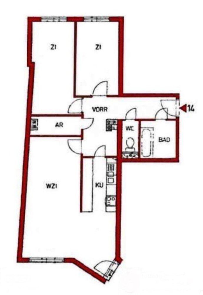 3غرفة شقة في Schwechat, Austria رقم 229503