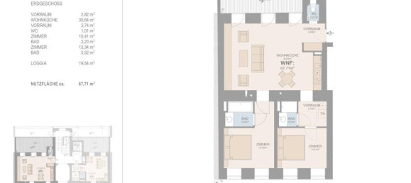 3 rooms Apartment in Vienna, Austria No. 86171 11