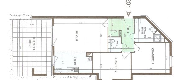 2 Schlafzimmer Wohnung in Strasbourg, France, Nr. 240215 10