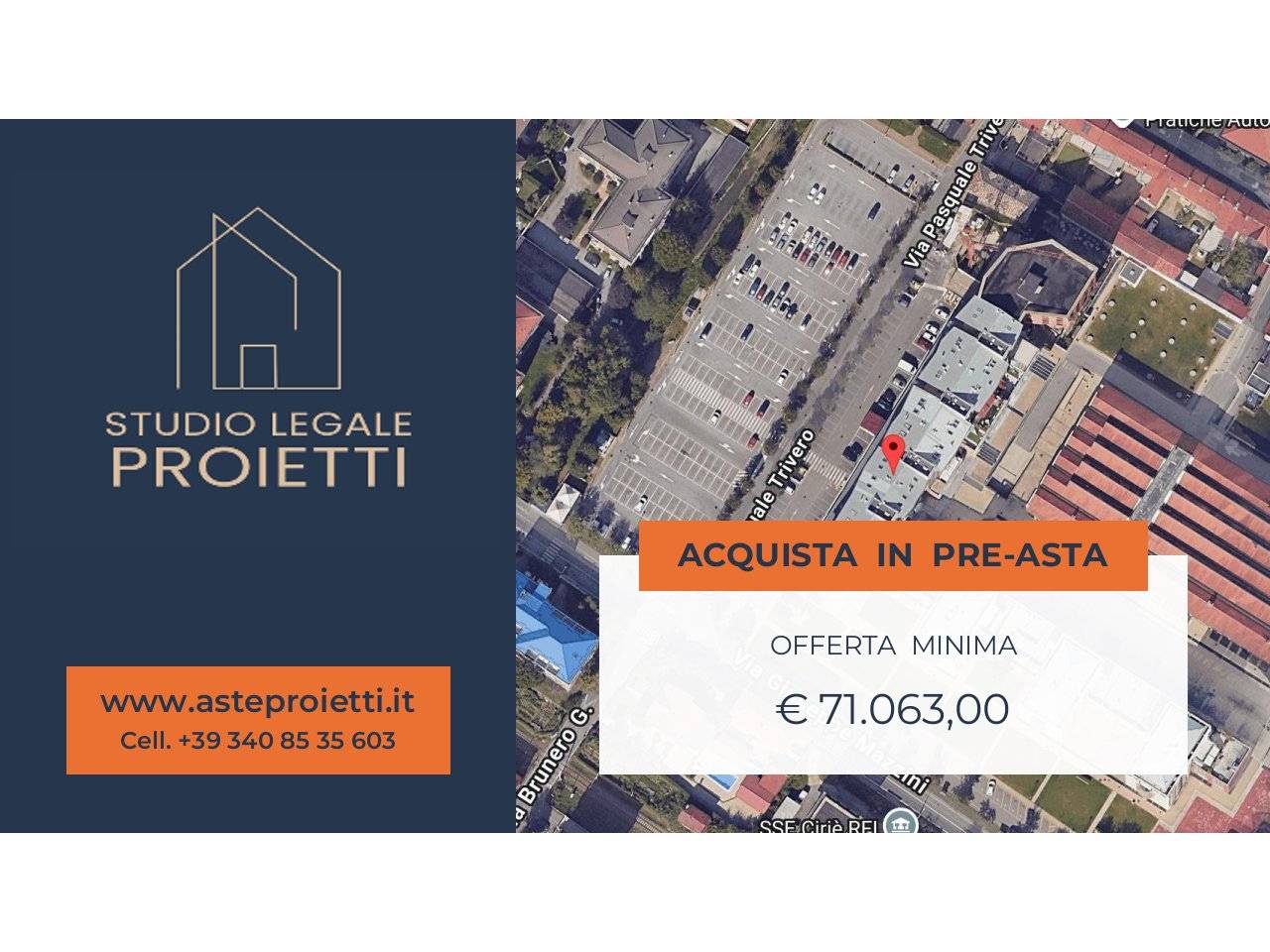 1 bedroom Apartment in Cirié, Italy No. 305554