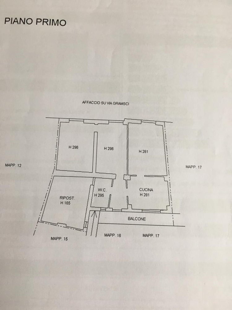 3غرفة شقة في Bellinzago Novarese, Italy رقم 257068
