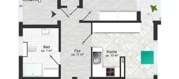 2 Schlafzimmer Wohnung in Bremerhaven, Germany, Nr. 240794 16