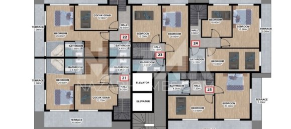 شقة 1+1 في Alanya, Turkey رقم 14352 17