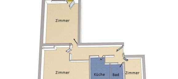 3غرفة شقة في Lichtenrade, Germany رقم 356775 9