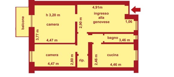3 chambres Appartement à Genoa, Italy No. 376395 26