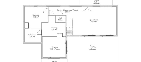 1 Schlafzimmer Penthouse in Paris, France, Nr. 142989 24