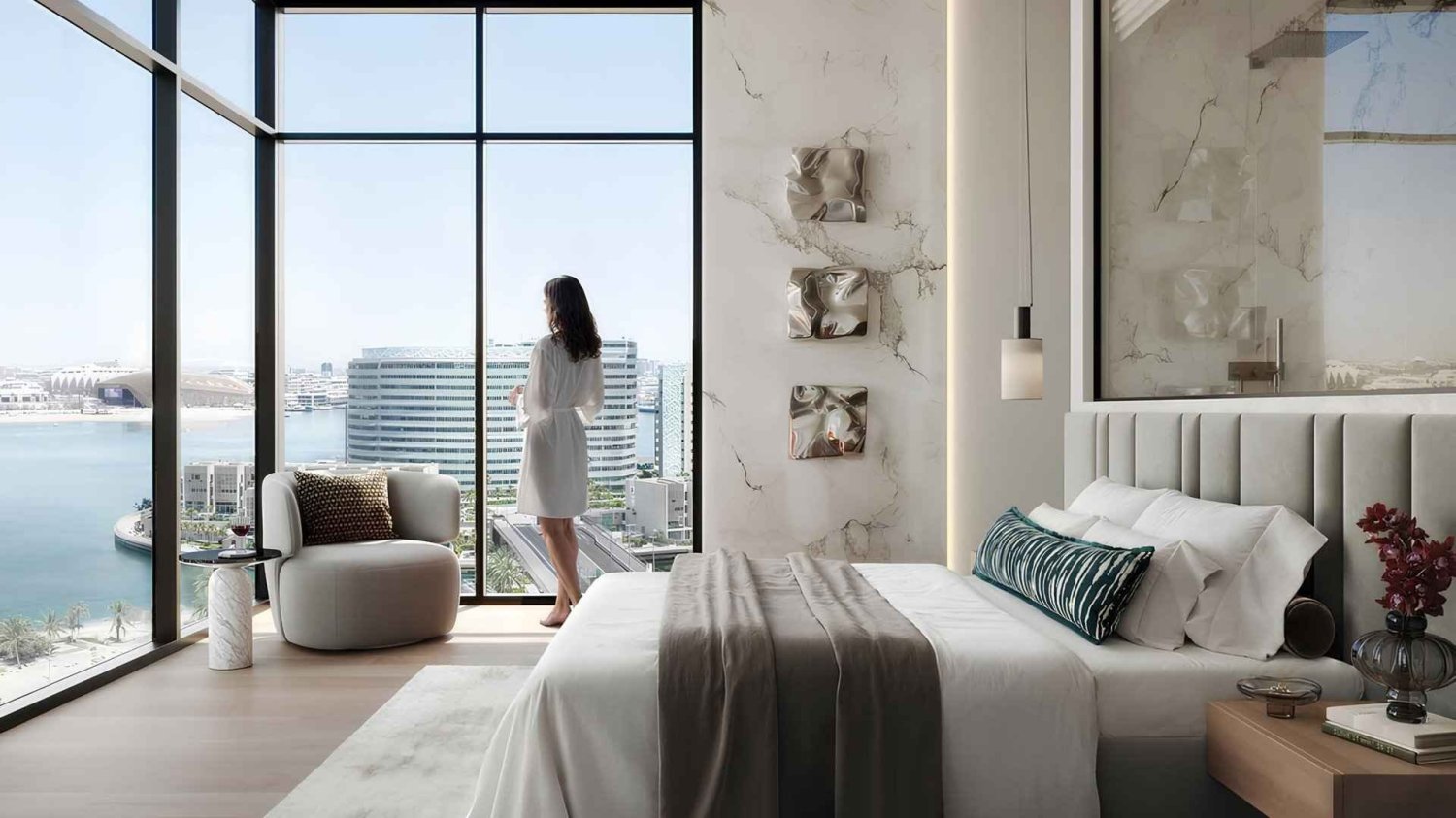 4 غرف نوم شقة في Bab Al Qasr Canal View Residence 22, Al Raha Beach, UAE رقم 117366