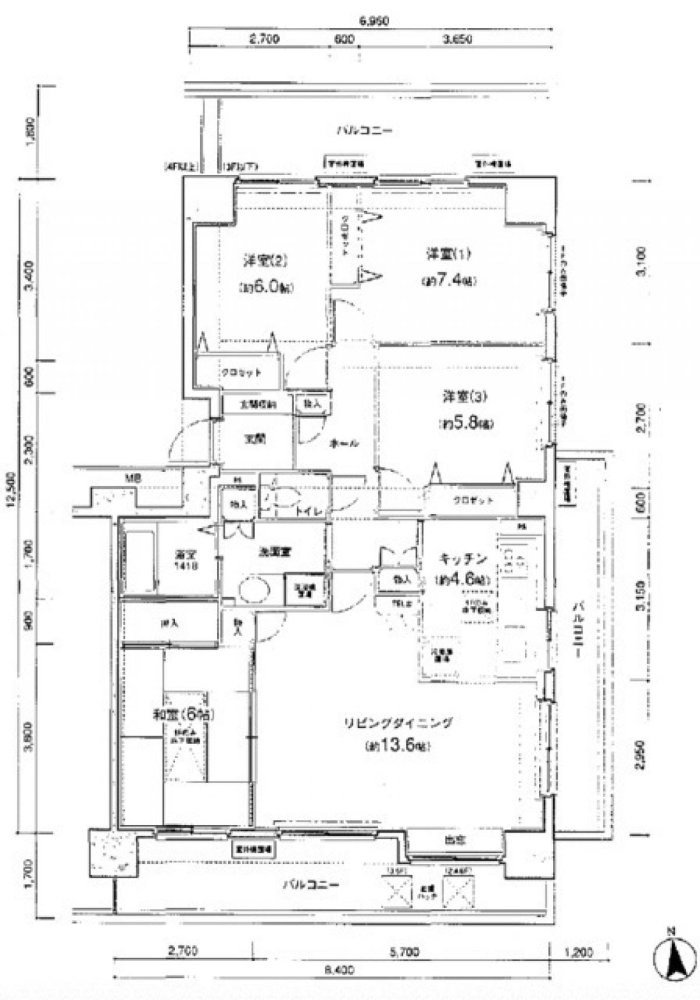 4 bedrooms Apartment in Chiba, Japan No. 1579
