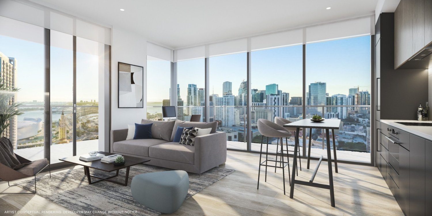 Estudio en venta en Miami, Miami-Dade, Florida, USA № 616223