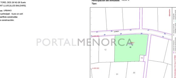  Land in Menorca, Spain No. 163467 3