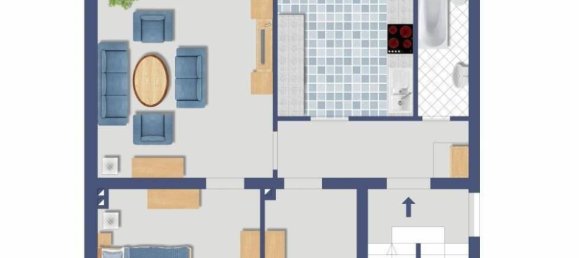 2 Schlafzimmer Wohnung in Cologne, Germany, Nr. 121267 2