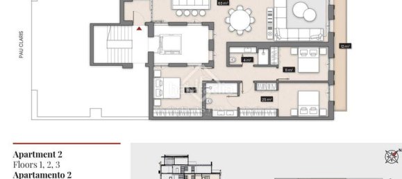 3 chambres Appartement à Eixample, Spain No. 127781 53