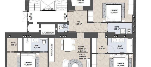 4 rooms Apartment in Mariahilf, Austria No. 248873 16