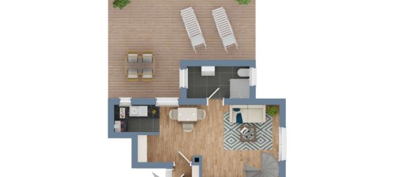 1 Schlafzimmer Doppelhaus in Schleswig-Holstein, Germany, Nr. 87963 13