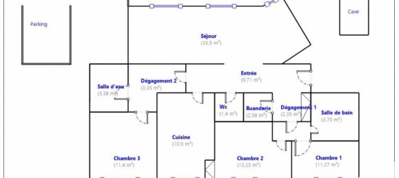 Apartamento T3 em Argenteuil, France N.º 165640 15