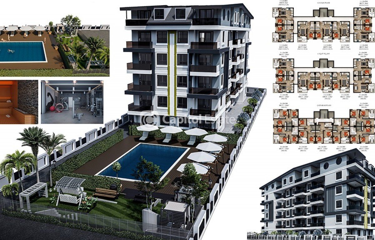 Apartment 2+1 in Antalya, Turkey No. 7000