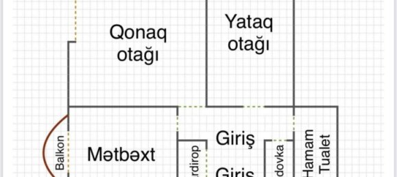 2 chambres Appartement à Khatay, Azerbaijan No. 1511 12