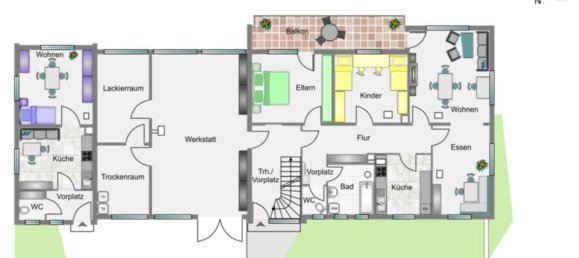 Здание с 6 спальнями в Кальв, Германия № 32148 23