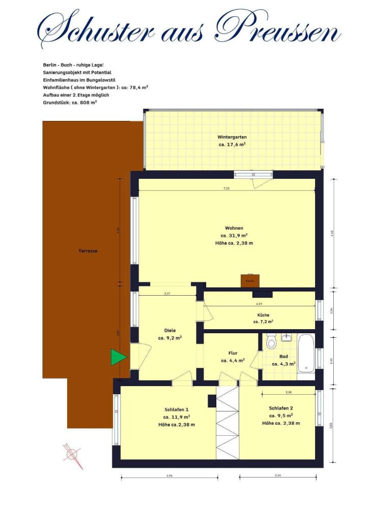 2 غرف نوم منزل في Buch, Germany رقم 75042